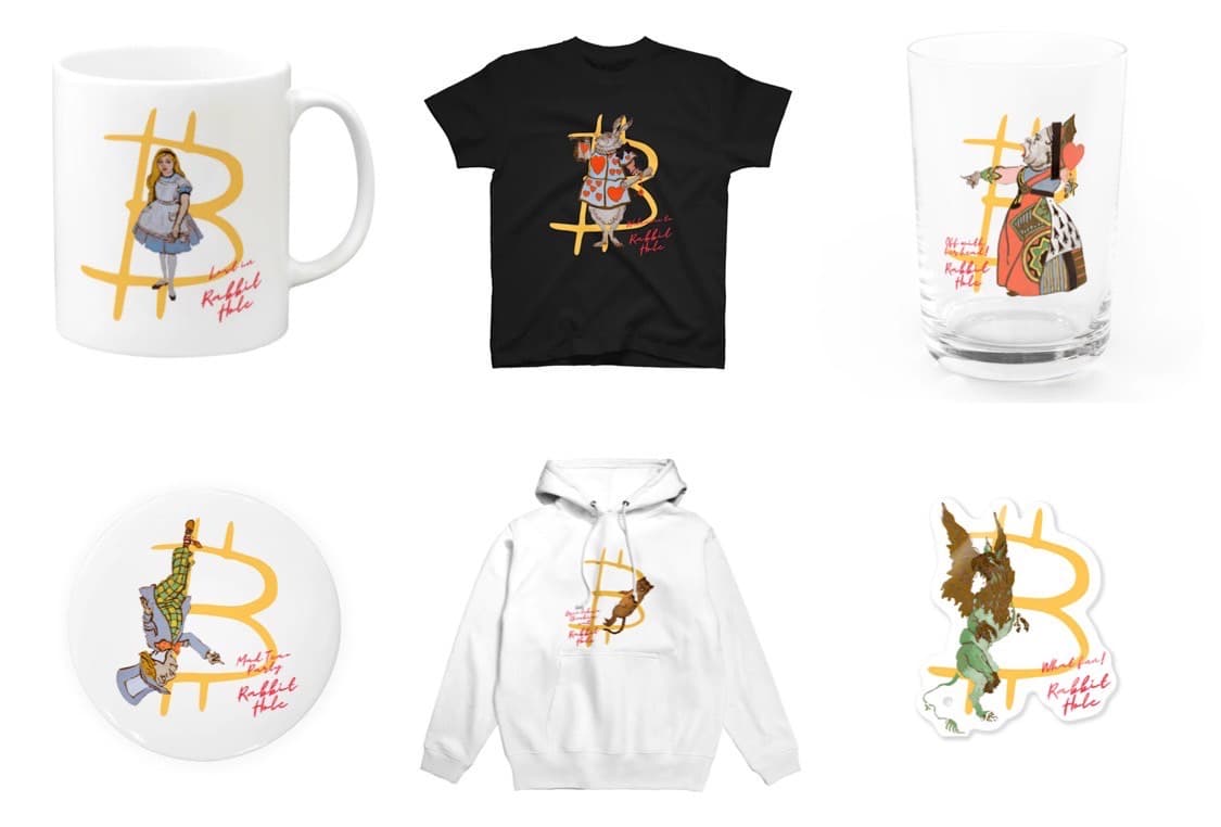 ”ビットコイン【ラビットホール】オリジナルグッズ（Bitcoin “Rabbit Hole” Original Items）