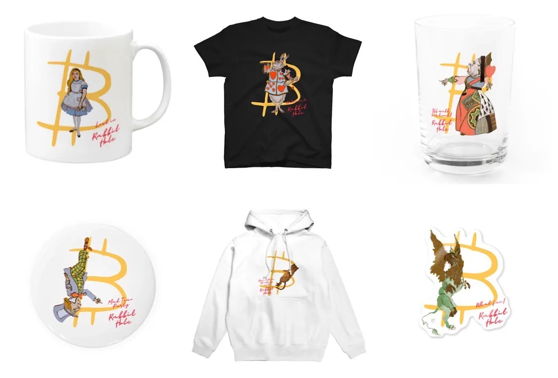 ”ビットコイン【ラビットホール】オリジナルグッズ（Bitcoin “Rabbit Hole” Original Items）